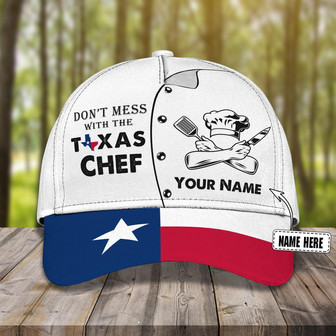 Personalized Custom Classic Cap - Texas Chef - Thegiftio UK