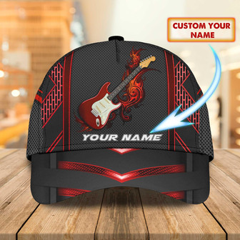 Personalized Custom Classic Guitar Bass Cap - Thegiftio