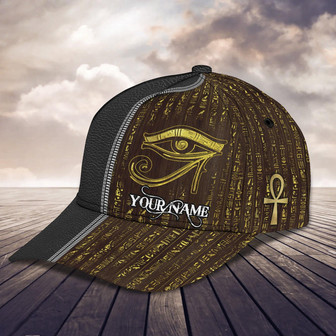 Personalized Egyptian Eye Of Horus Cap - Custom Classic Name Cap - Thegiftio UK