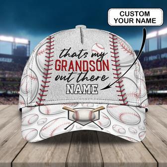 Personalized Grandson Baseball Cap: Custom Classic Dta-D Name Cap - Thegiftio UK
