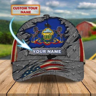 Personalized Pennsylvania State Classic Cap - Thegiftio UK