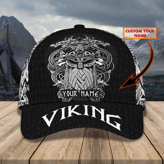 Personalized Viking Cap - Custom Classic Name Cap - Thegiftio UK