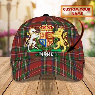 Scotland Pride Custom Classic Cap - Personalized Name Cap - Thegiftio UK