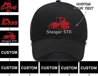 Case Tractor MX-135 Farm Tractors STX Steiger Collection Embroidered Hats Custom Embroidered Hat Custom Embroidered Hats - Monsterry