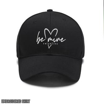 Embroidered Be Mine Polo,Heart Love,Valentines Day Custom Embroidered Hats - Monsterry CA