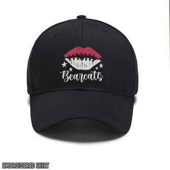 Embroidered Bearcats Football Lips Hat,Stacked Bearcats,Bearcats Custom Embroidered Hats - Monsterry UK