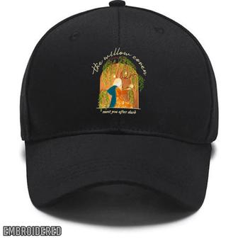 Embroidered The Willow Coven American Singer Evermore Crewneck Hats Custom Embroidered Hats - Monsterry AU