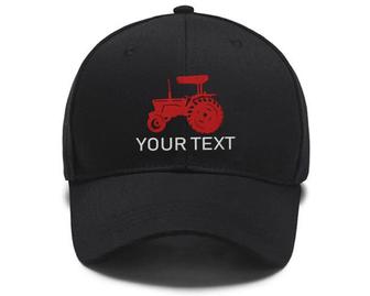 Farm Tractor Agricultural Machinery Collection Embroidered Hats Custom Embroidered Hat Custom Name Custom Embroidered Hats - Monsterry UK
