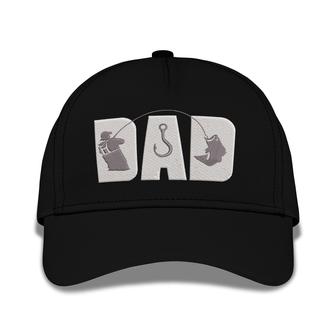 Fishing Dad Embroidered Baseball Caps Fishing - Monsterry