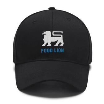 Food Lion Embroidered Hat, Zodiac Hat, Birthday Gift, Gift For Dad, Gift For Mom, Summer Hat, Gift For Her Custom Embroidered Hats - Monsterry DE