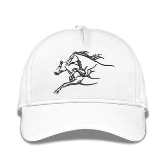 Horse Embroidered Baseball Caps - Monsterry UK