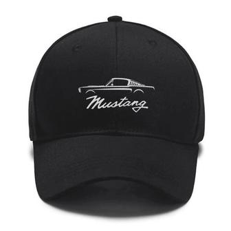 Mustang Embroidered Hat Gift For Fans And Lovers Custom Embroidered Hats - Monsterry
