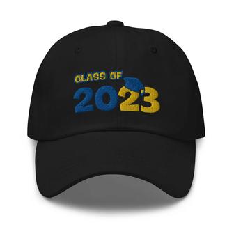 Class Of 2023 Embroidered Baseball Cap Cotton Adjustable Dad Hat Fathers Day Gift - Monsterry UK