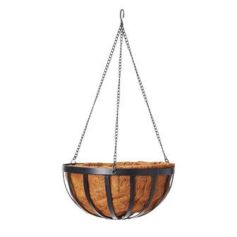 Coconut Fiber Hanging Basket 12 Inch Liner For Flower Basket Home Decor | Rusticozy
