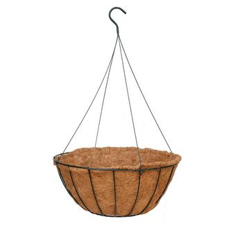 Coconut Fiber Hanging Basket 18 Inch Garden Liner for Flower Basket | Rusticozy CA