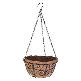 Coconut Fiber Hanging Basket Coco Liner for Round Baskets 12 Inch | Rusticozy CA