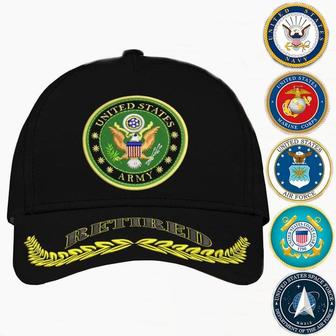 Custom Embroidered Cap U.S. Veteran - Monsterry