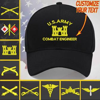Personalized US Army Embroidered Hats Custom Custom Embroidered Hats Embroied Cap - Monsterry AU