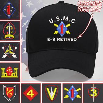 Personalized US Marine Corps Embroidered Hats Custom Custom Embroidered Hats Embroied Cap - Monsterry AU