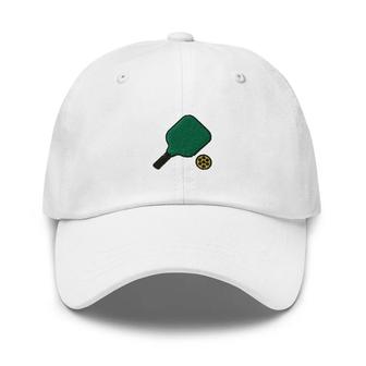 Pickleball Lover Gift Pickleball Dad Hat Embroidered Unisex Hat Personalized Baseball Cap Gift - Monsterry DE