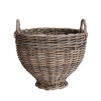Ratan Basket Planter Woven Rattan Storage Natural Basket For Home Decor | Rusticozy CA