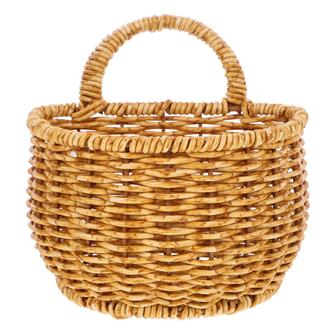 Rattan Hanging Basket Wall Mounted Planters Basket Ideal for Decorating | Rusticozy CA