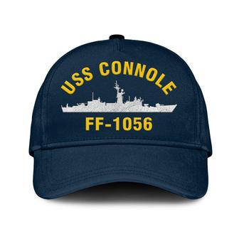 Uss Connole Ff-1056 Classic Cap, Custom Embroidered Us Navy Ships Classic Baseball Cap, Gift For Navy Veteran - Monsterry AU