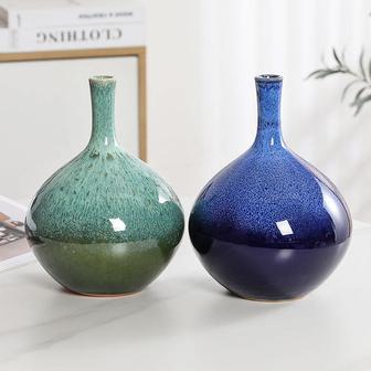 Chinese Minimalist Art Vase Decorative Home Flower Vase Ceramic Vases For Home Decoration | Rusticozy DE