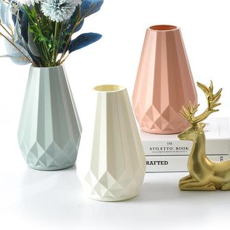 European Style Vase Decorations Living Room Flower Arrangement Flower Pot Plastic | Rusticozy UK