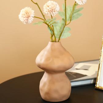 High Quality Modern And Minimalist Decor Medium Size Frosted Ceramic Crafts Artistic Vase | Rusticozy CA