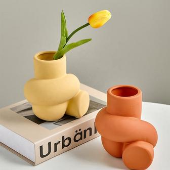 Knot Vase Modern Decorative Vase Ceramic Beautiful Living Room Decoration Nordic | Rusticozy