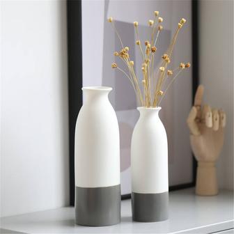 Nordic Ceramic Vase Room Decoration Modern Home Decoration Crafts Flower Vase | Rusticozy