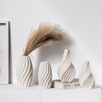 Porcelain Boho Handmade Custom Nordic Creative Minimalist Modern Ceramic Vase For Interior Decorations | Rusticozy AU