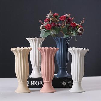 Roman Columns Ceramic Vase Decoration Craft Ceramic Decorative Vases | Rusticozy