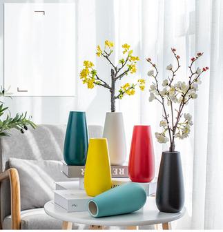 Living Room Ceramic Vase Decoration Tabletop Modern Decor Flower Vase For Ceramic Decoration | Rusticozy CA