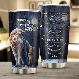 An Meinen Vater 20oz Becher To My Dad 20oz Tumbler Personalisierte Geschenke für Papa von Tochter - Geschenkecke