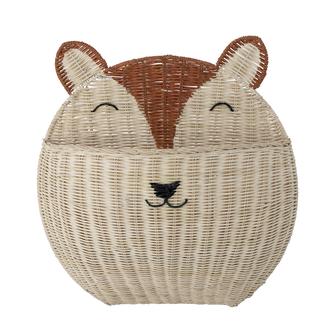 Cute Squirrel Wall Mounted Basket Wicker Rattan Wall Hanging Basket For Kids Room Decor Hand Woven Wall Basket Made In Vietnam | Rusticozy DE
