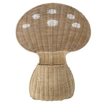 Handmade Rattan Mushroom Wall Hanging Basket Wicker Boho Wall Mounted Storage Basket For Kids Room Decor | Rusticozy AU