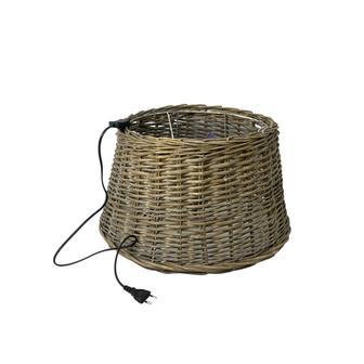 Lampshade Handcraft Natural Material Willow Wicker Lamp Shade Hanging Ceiling Lamp Modern Indoor | Rusticozy