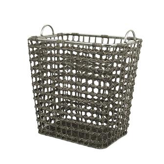 Plastic Rattan Storage Basket Resin Wicker Rattan Handmade Woven Decor Gift Basket With Lid | Rusticozy
