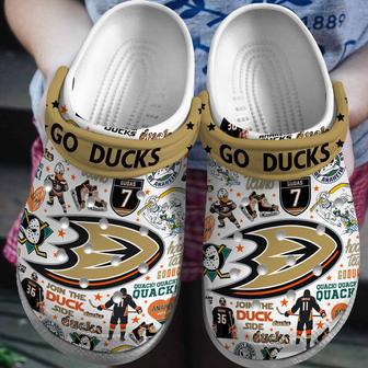 Anaheim Ducks Nhl Sport Crocs Crocband Clogs Shoes | Favorety CA