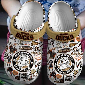 Anaheim Ducks Nhl Sport Crocs Crocband Clogs Shoes | Favorety