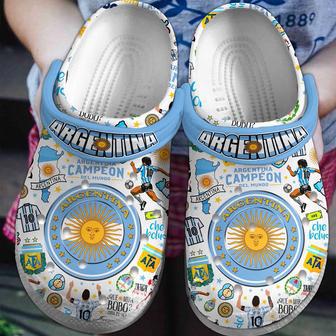 Argentina Lionel Messi Champions Football Soccer Sport Crocs Crocband Clogs Shoes | Favorety CA