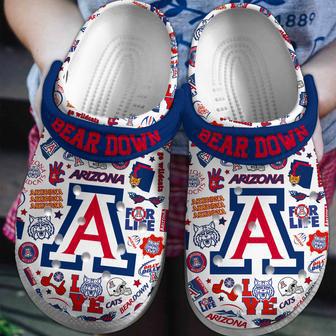 Arizona Wildcats Ncaa Sport Crocs Crocband Clogs Shoes | Favorety