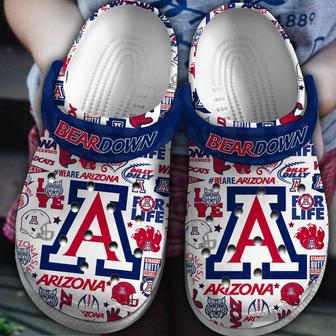 Arizona Wildcats Ncaa Sport Crocs Crocband Clogs Shoes | Favorety