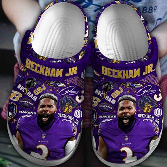 Baltimore Ravens Beckham Jr Nfl Sport Crocs Crocband Clogs Shoes | Favorety DE