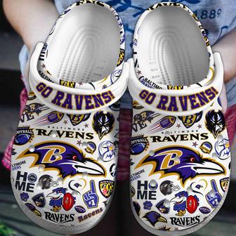 Baltimore Ravens Nfl Sport Crocs Crocband Clogs Shoes | Favorety AU