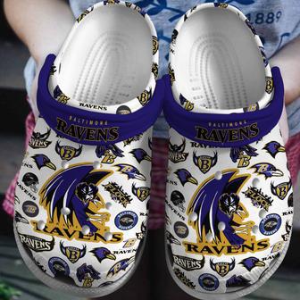 Baltimore Ravens Nfl Sport Crocs Crocband Clogs Shoes | Favorety AU