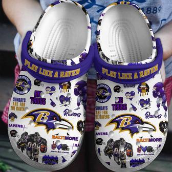 Baltimore Ravens Nfl Sport Crocs Crocband Clogs Shoes | Favorety UK