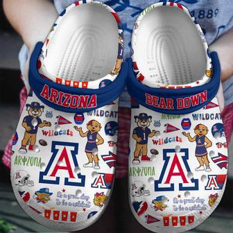 Bear Down Arizona Ncaa Sport Crocs Crocband Clogs Shoes | Favorety